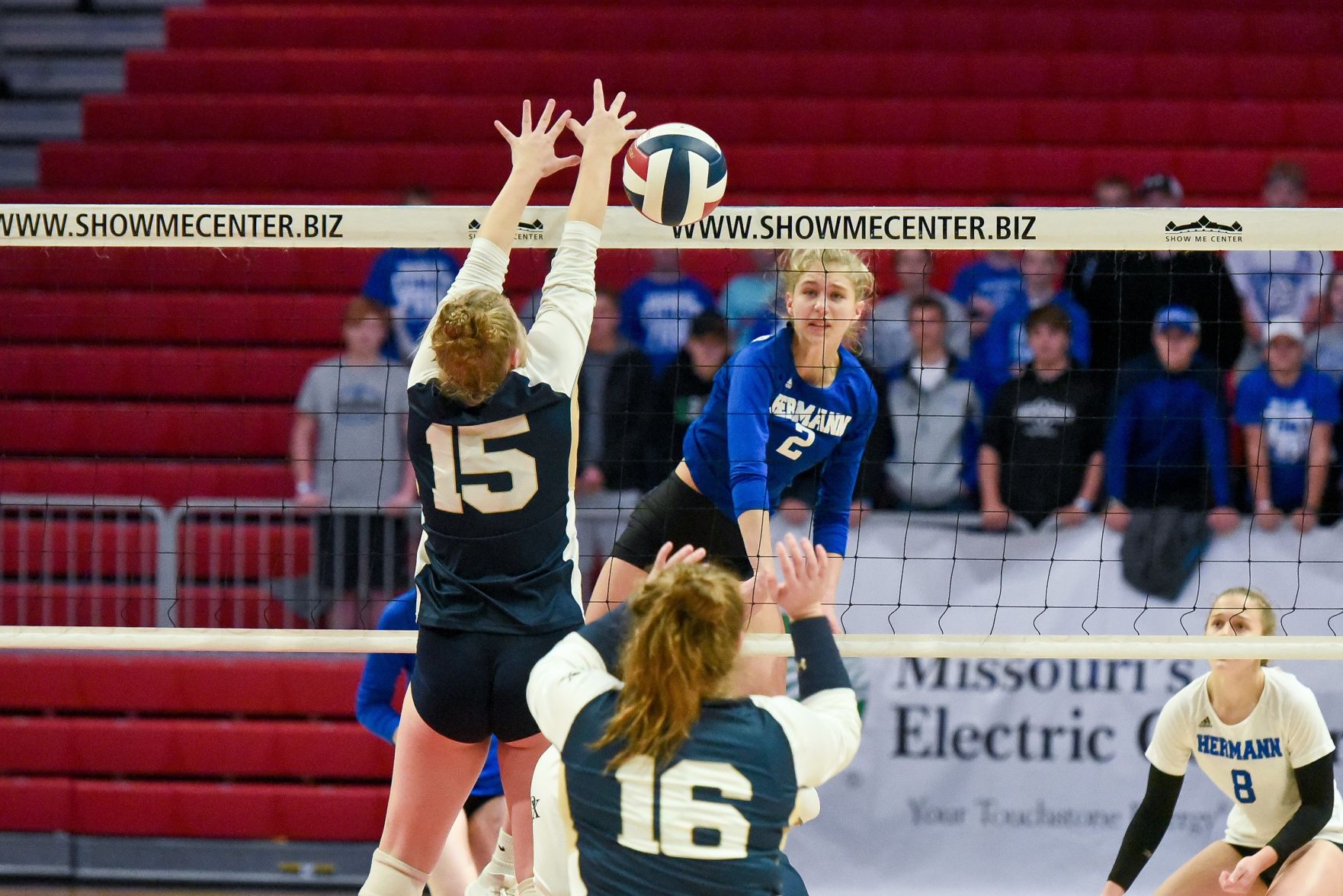11/09/19 - Girls Volleyball - Class 2 state champ- Hermann vs St. Pius X